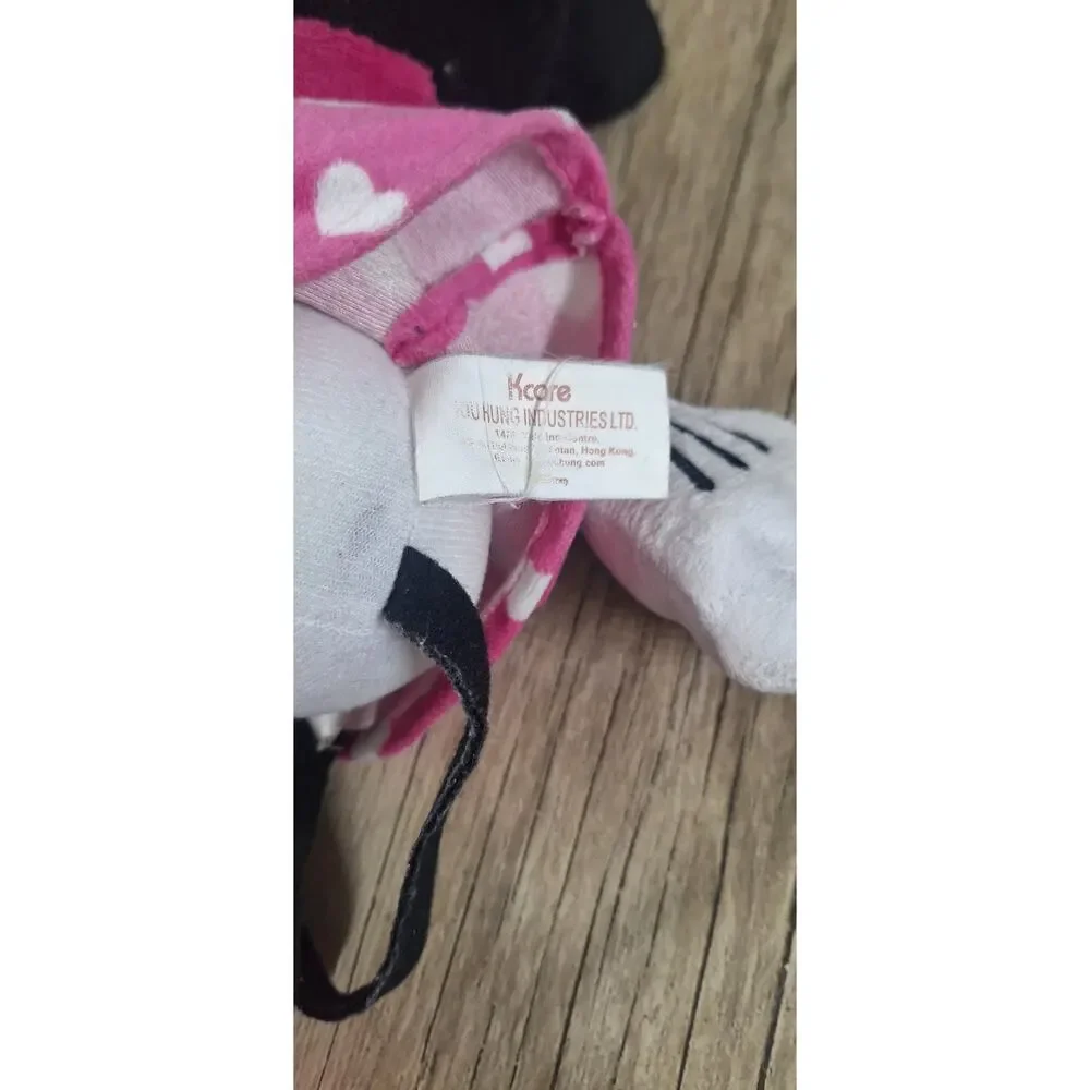 Minnie Mouse Kcare Valentines Talking Plush Toy in Pink and Black